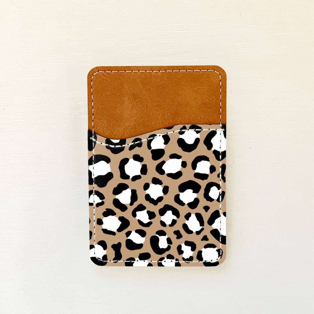 Olivia + Rose - Leopard Print Leather Card Holder (10 Options): 2