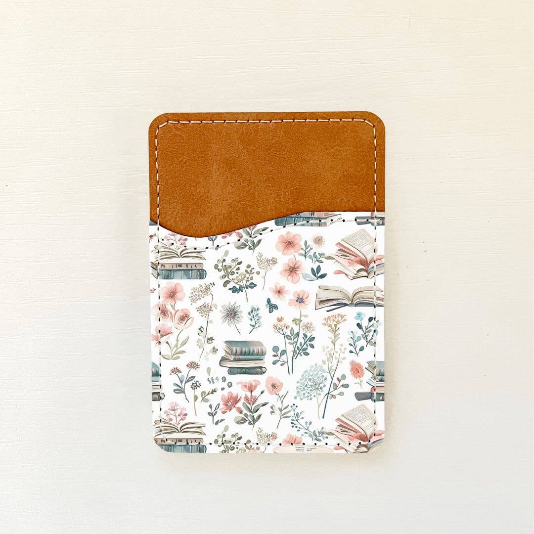 Olivia + Rose - Bookish Florals Leather Card Holder (15 Options): 1