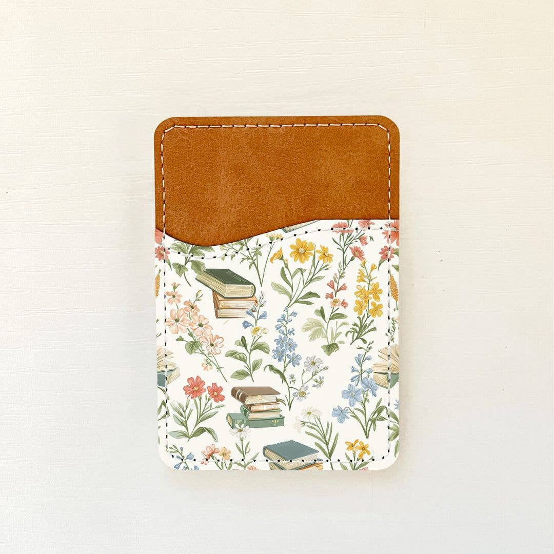 Olivia + Rose - Bookish Florals Leather Card Holder (15 Options): 1