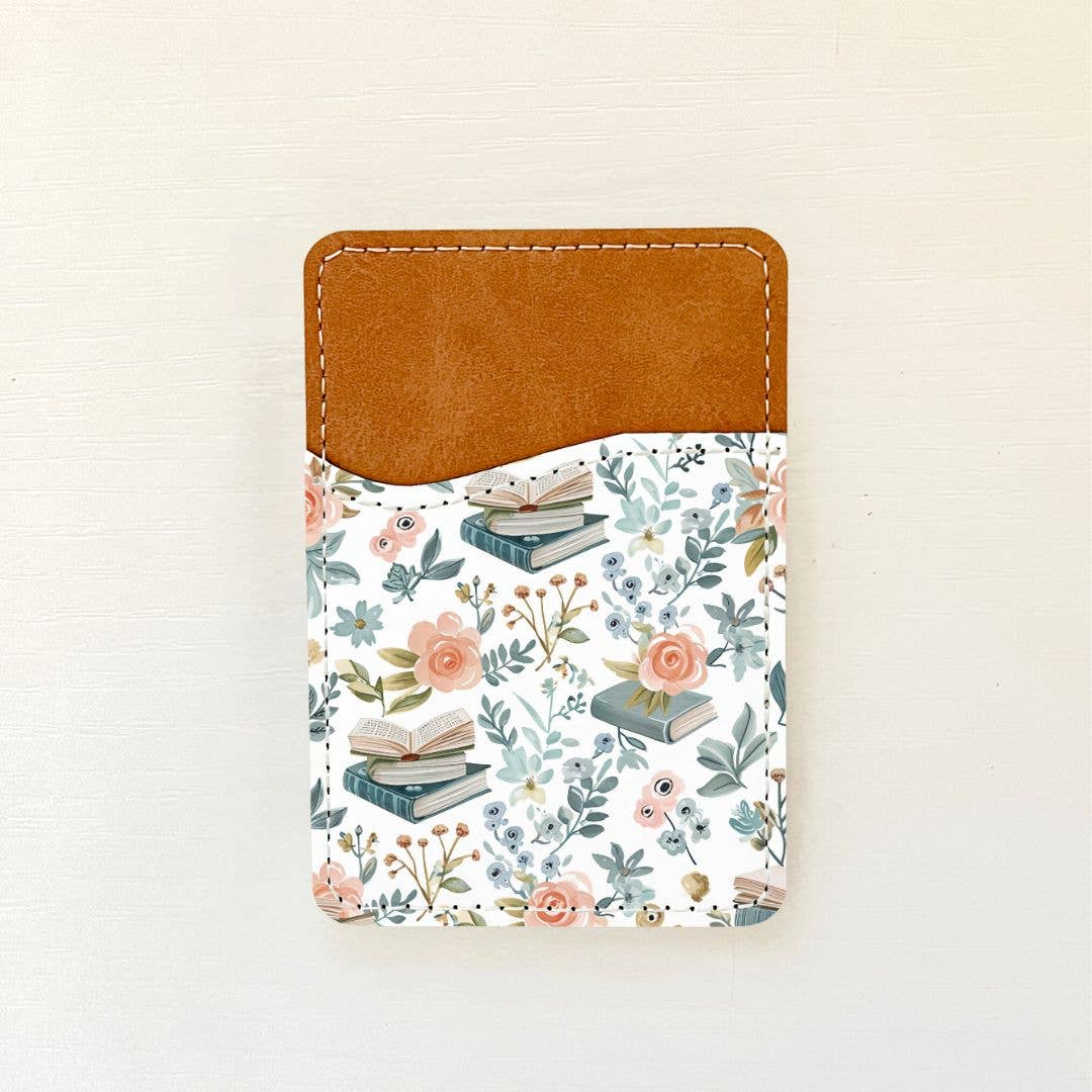 Olivia + Rose - Bookish Florals Leather Card Holder (15 Options): 1