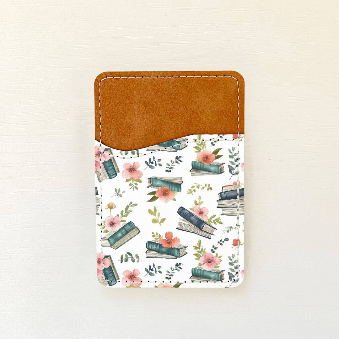 Olivia + Rose - Bookish Florals Leather Card Holder (15 Options): 1