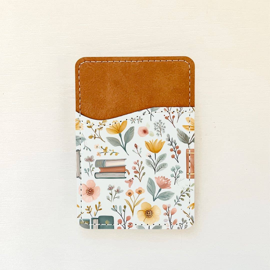 Olivia + Rose - Bookish Florals Leather Card Holder (15 Options): 1