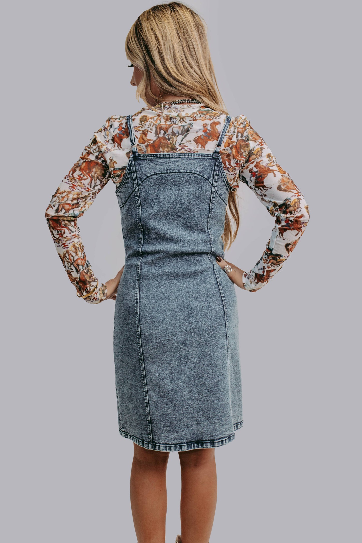 Denim Button Down Dress: