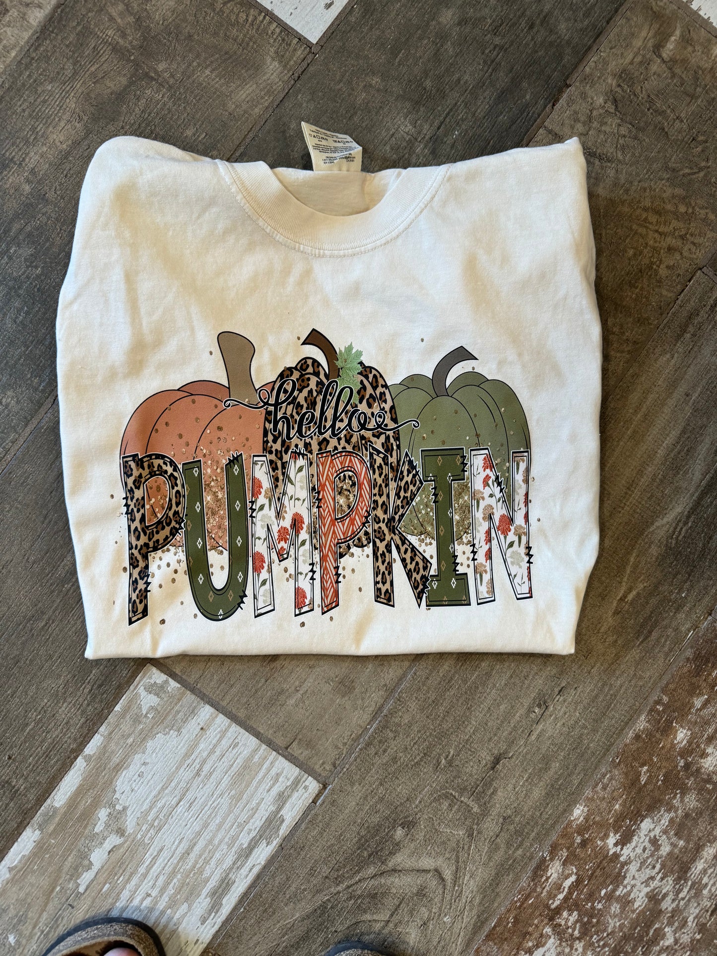Pumpkin pattern tshirt