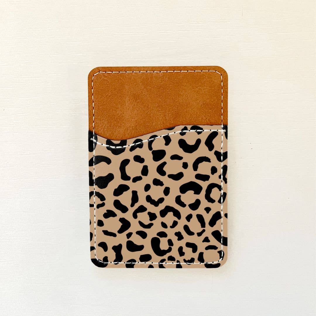 Olivia + Rose - Leopard Print Leather Card Holder (10 Options): 2