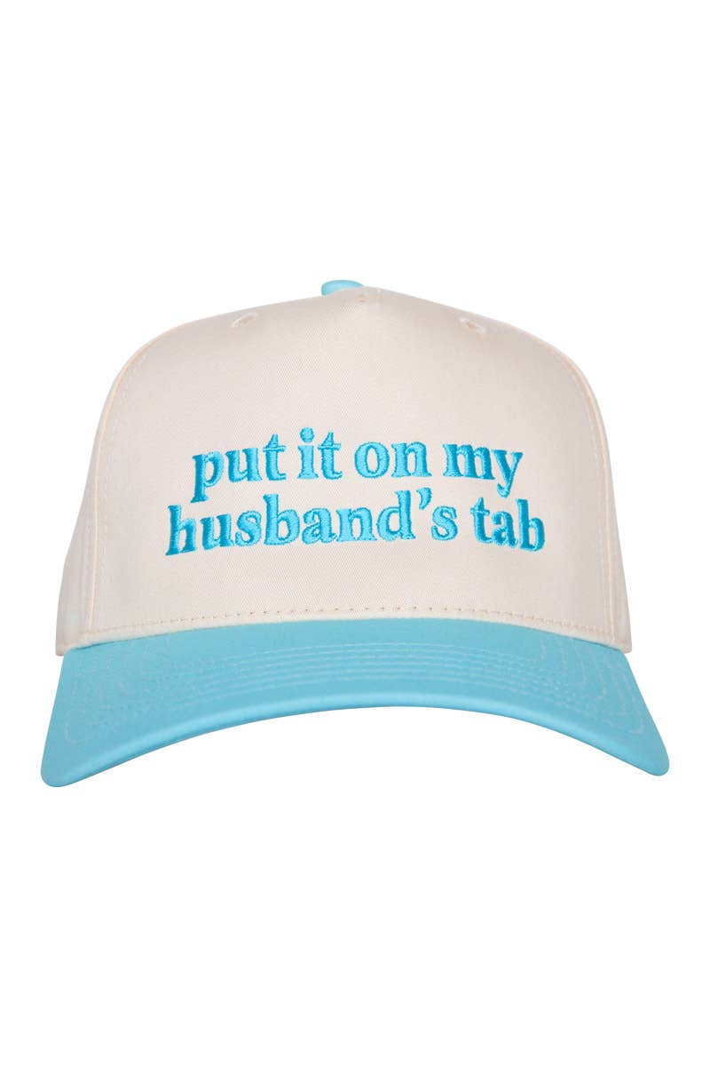Katydid - Put It On My Husband's Tab Wholesale Two-Toned Vintage Hat: Black and Tan