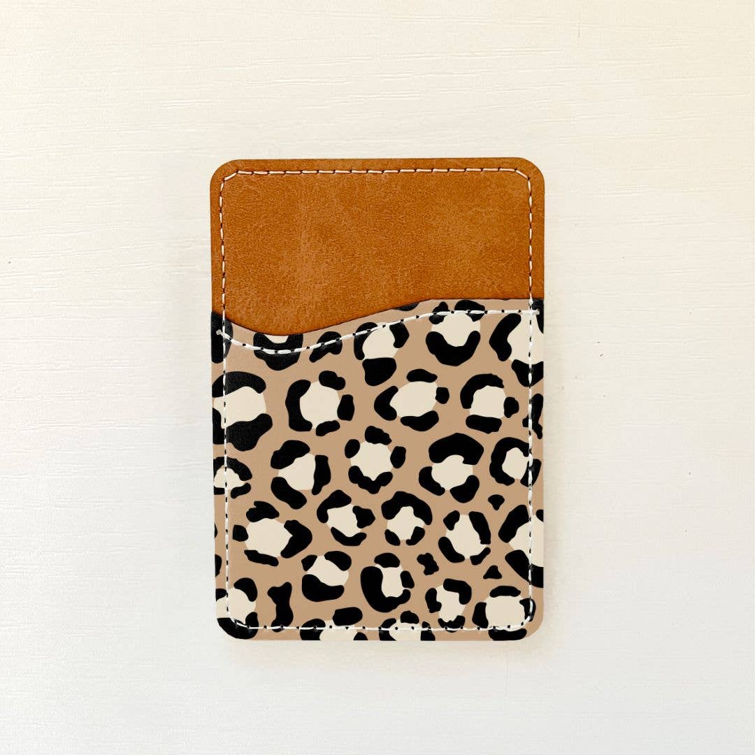 Olivia + Rose - Leopard Print Leather Card Holder (10 Options): 2