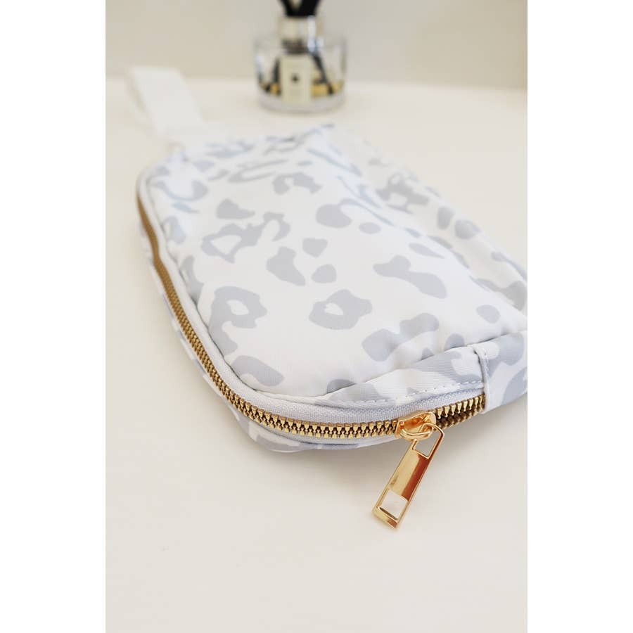 Love and Repeat - Leopard Crossbody Fanny Pack Belt Bag: PURPLE / ONE