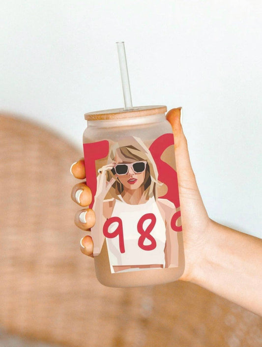 Olivia + Rose - 16oz Frosted Glass Can | TS 1989