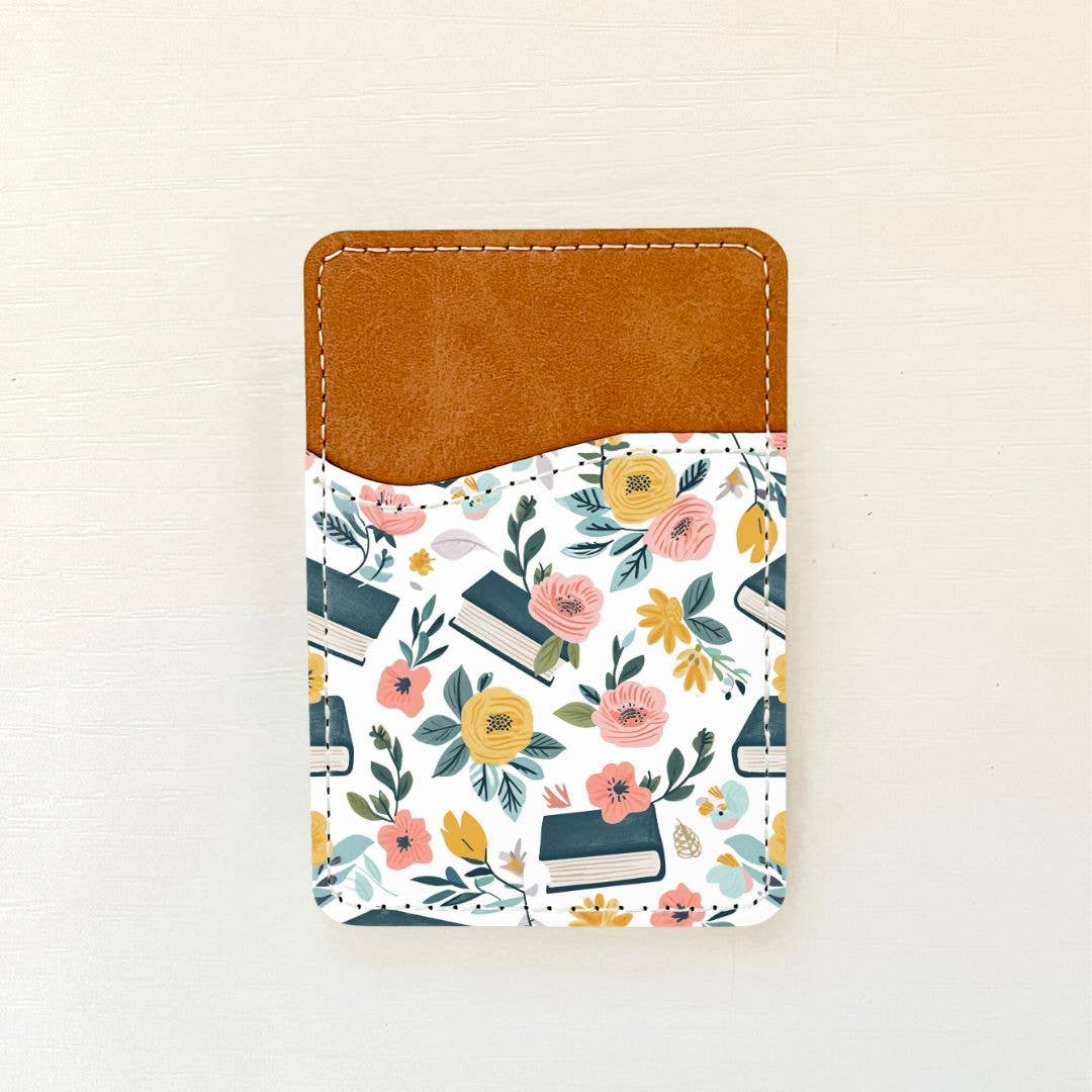Olivia + Rose - Bookish Florals Leather Card Holder (15 Options): 1