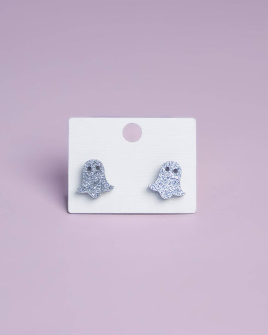 D&E Tees - Ghost Halloween Stud Earring