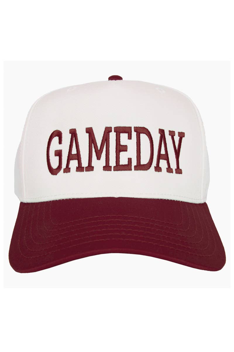 Katydid - GAMEDAY Wholesale Two-Toned Vintage Hat: Blue and White