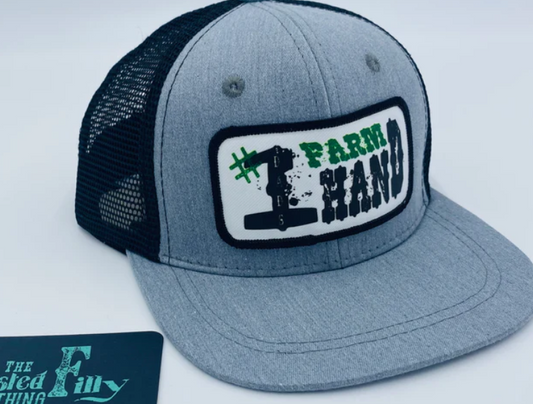 #1 farm hand trucker hat