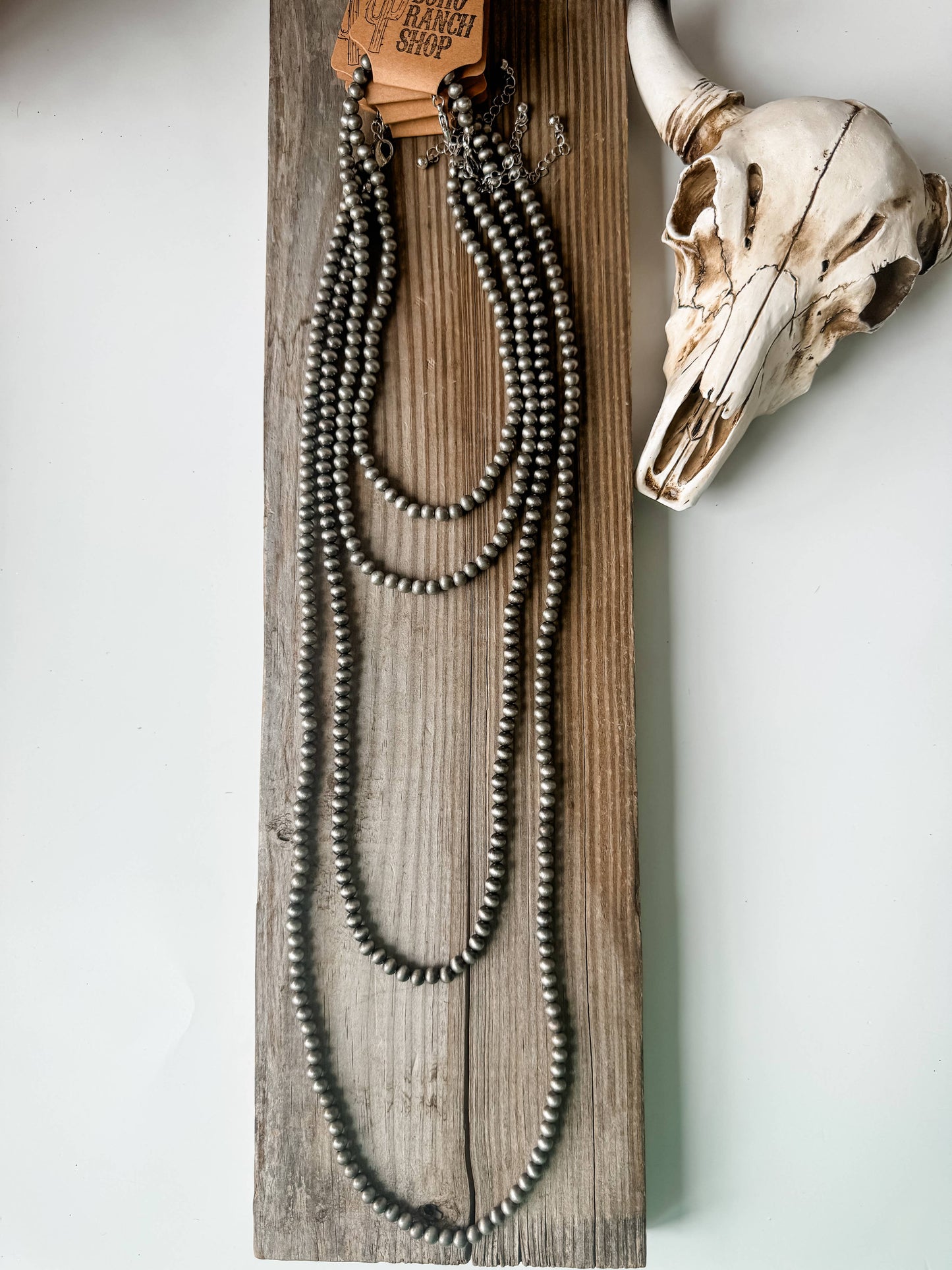 Boho Ranch Shop - Western Navajo Bead Necklace 16” 18” 28” 36”: 36”