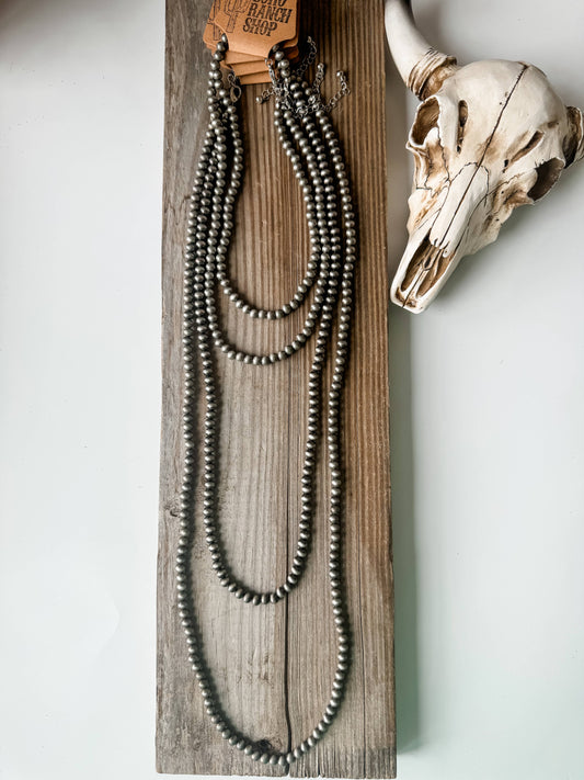 Boho Ranch Shop - Western Navajo Bead Necklace 16” 18” 28” 36”: 36”
