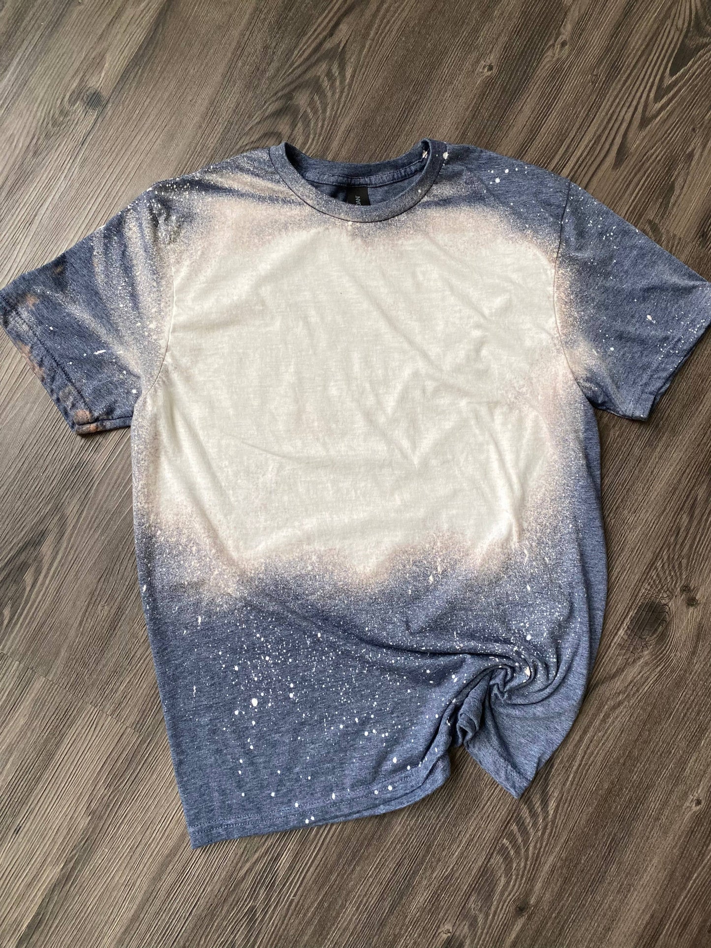 Roots.In.Ohio - Wholesale Blank Bleached T-shirts - bleached shirt: Heather Royal / S