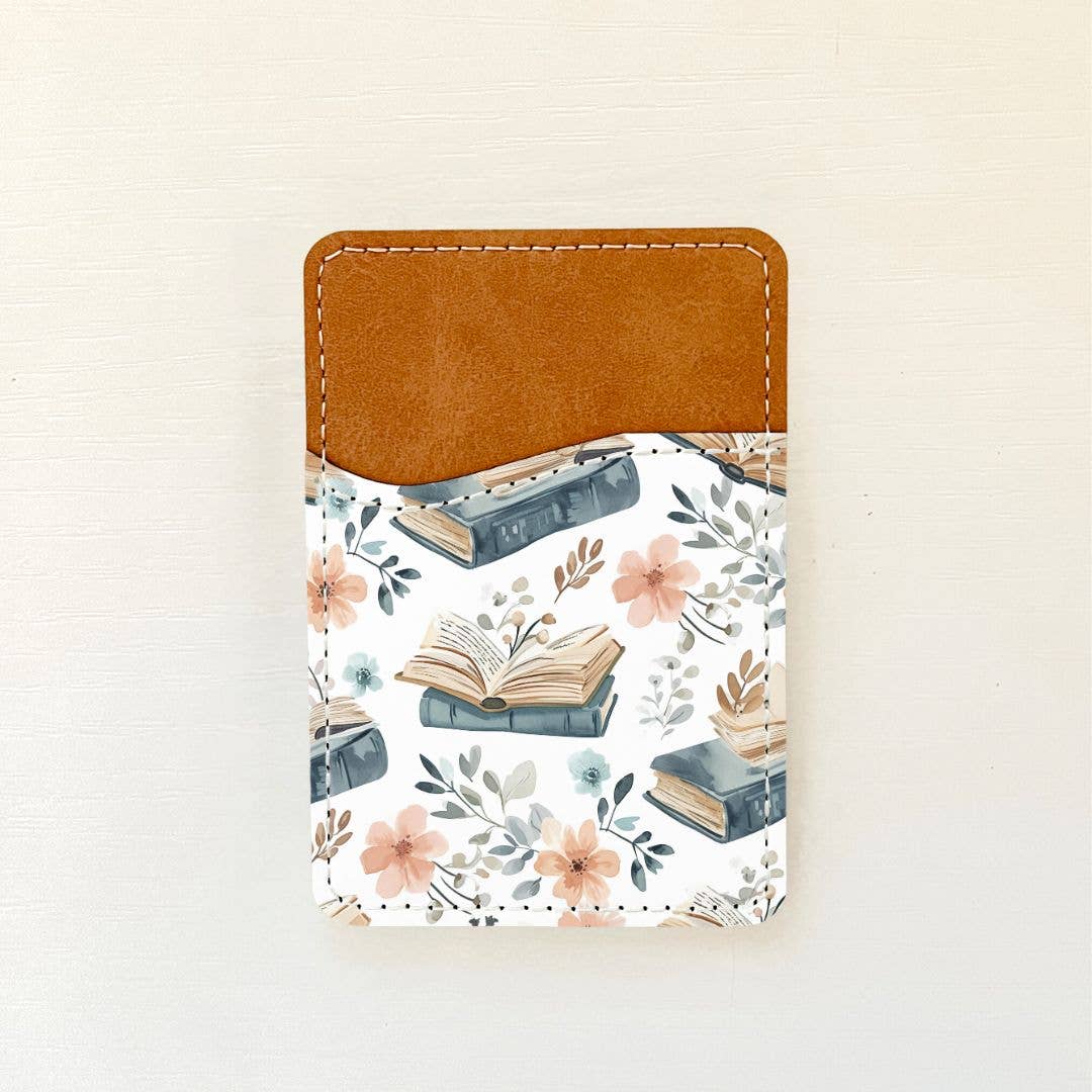 Olivia + Rose - Bookish Florals Leather Card Holder (15 Options): 1