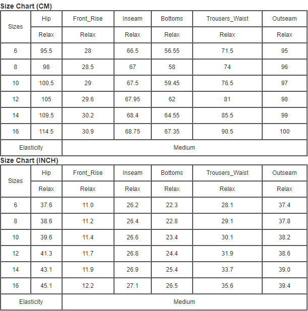 sizing chart for Mid-Waist Pocketed Button Casual Jeans in Rose, featuring tie-dye details, a button closure, and pockets. Made from skin-friendly denim, suitable for casual and daily wear.