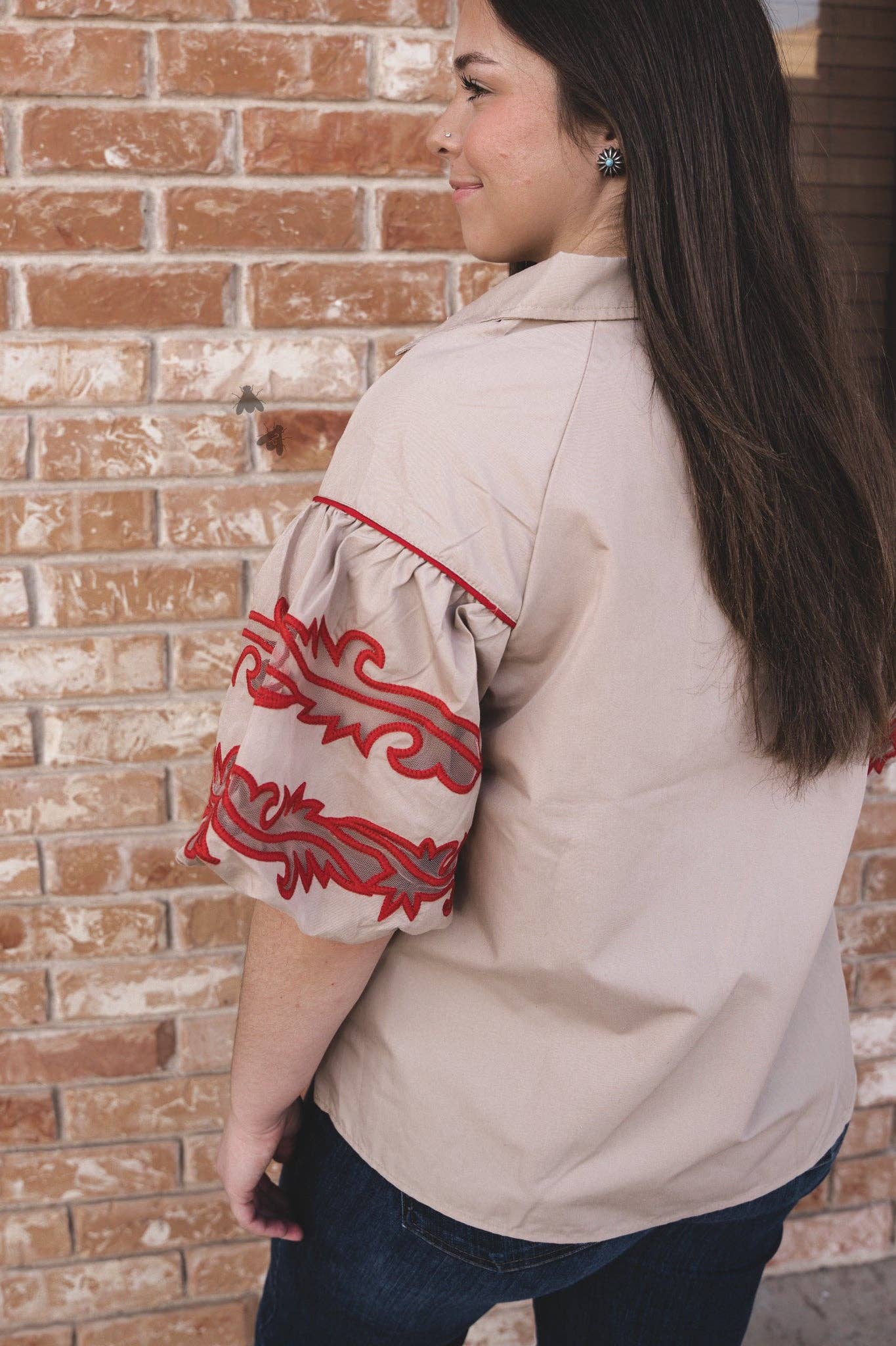 2 Fly Co - SWEETWATER STITCH *DUST/ROJO: S/M