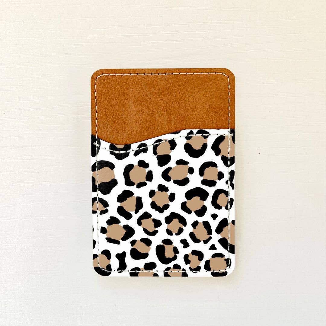 Olivia + Rose - Leopard Print Leather Card Holder (10 Options): 2