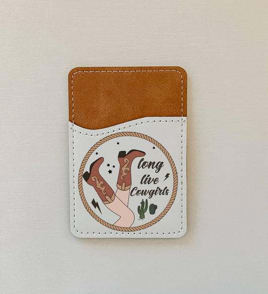 Olivia + Rose - Aesthetic Cowgirl Leather Card Holder (10 Options): 1