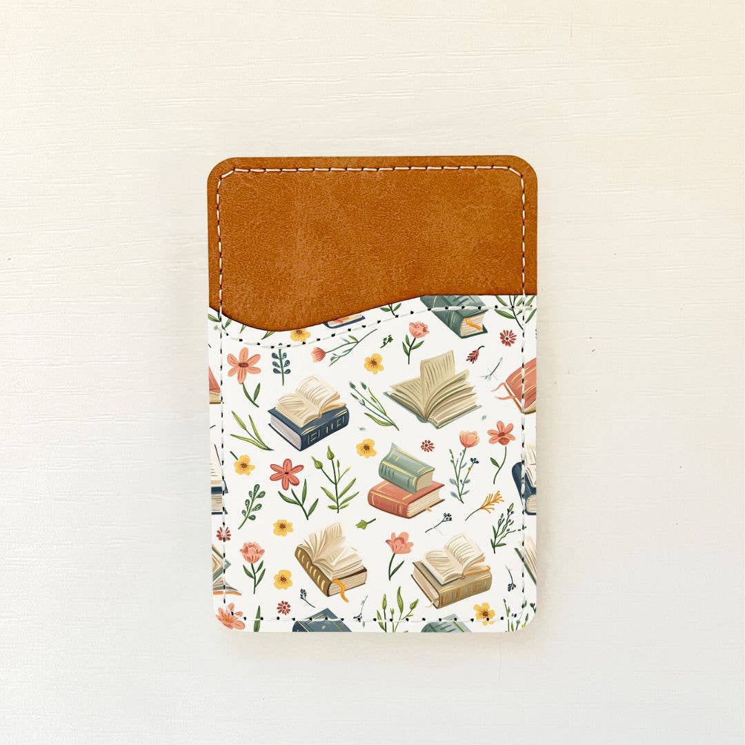 Olivia + Rose - Bookish Florals Leather Card Holder (15 Options): 1