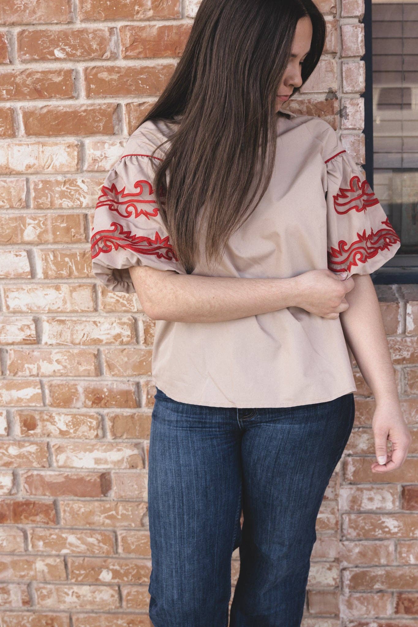 2 Fly Co - SWEETWATER STITCH *DUST/ROJO: S/M