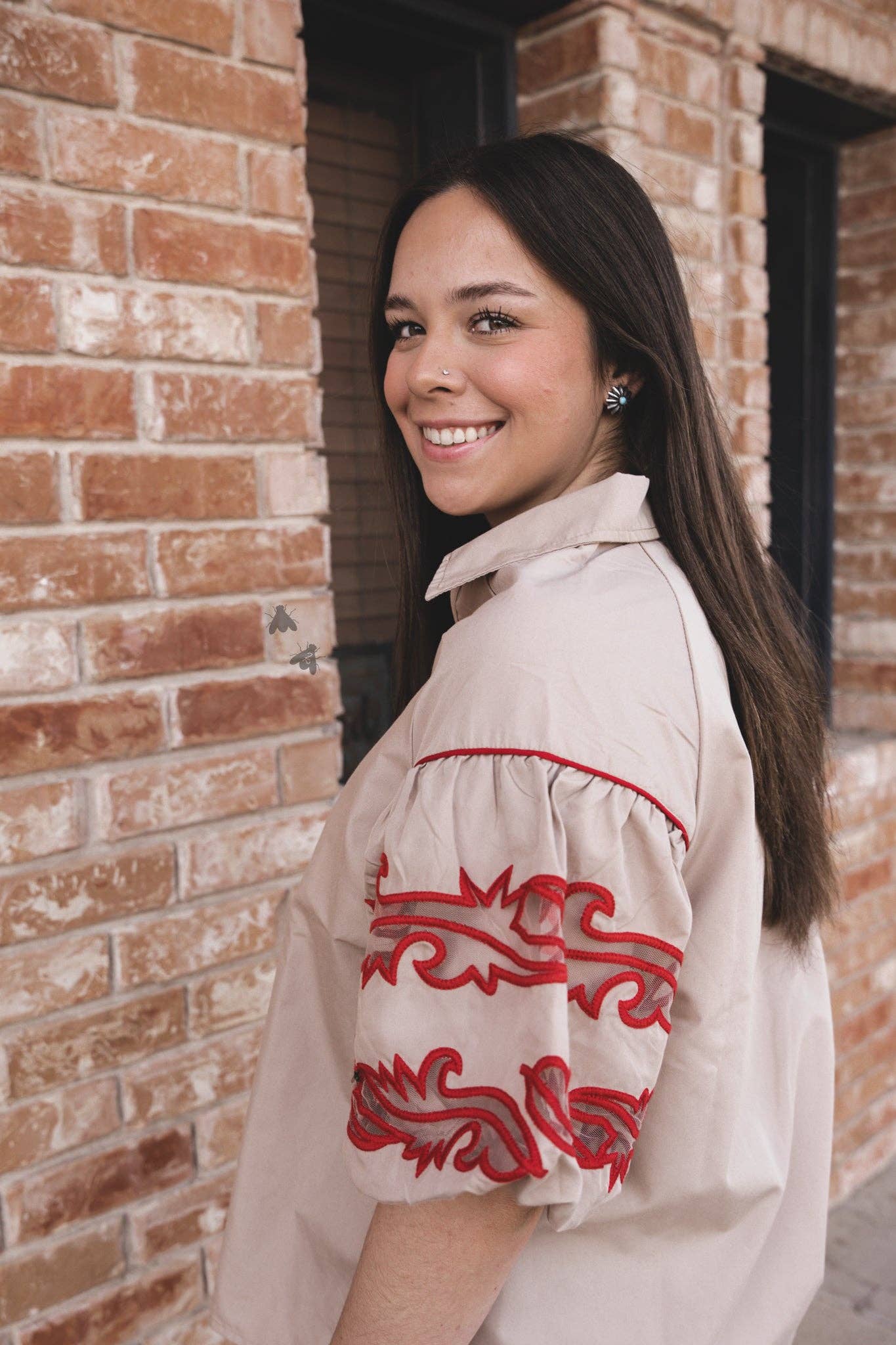 2 Fly Co - SWEETWATER STITCH *DUST/ROJO: S/M