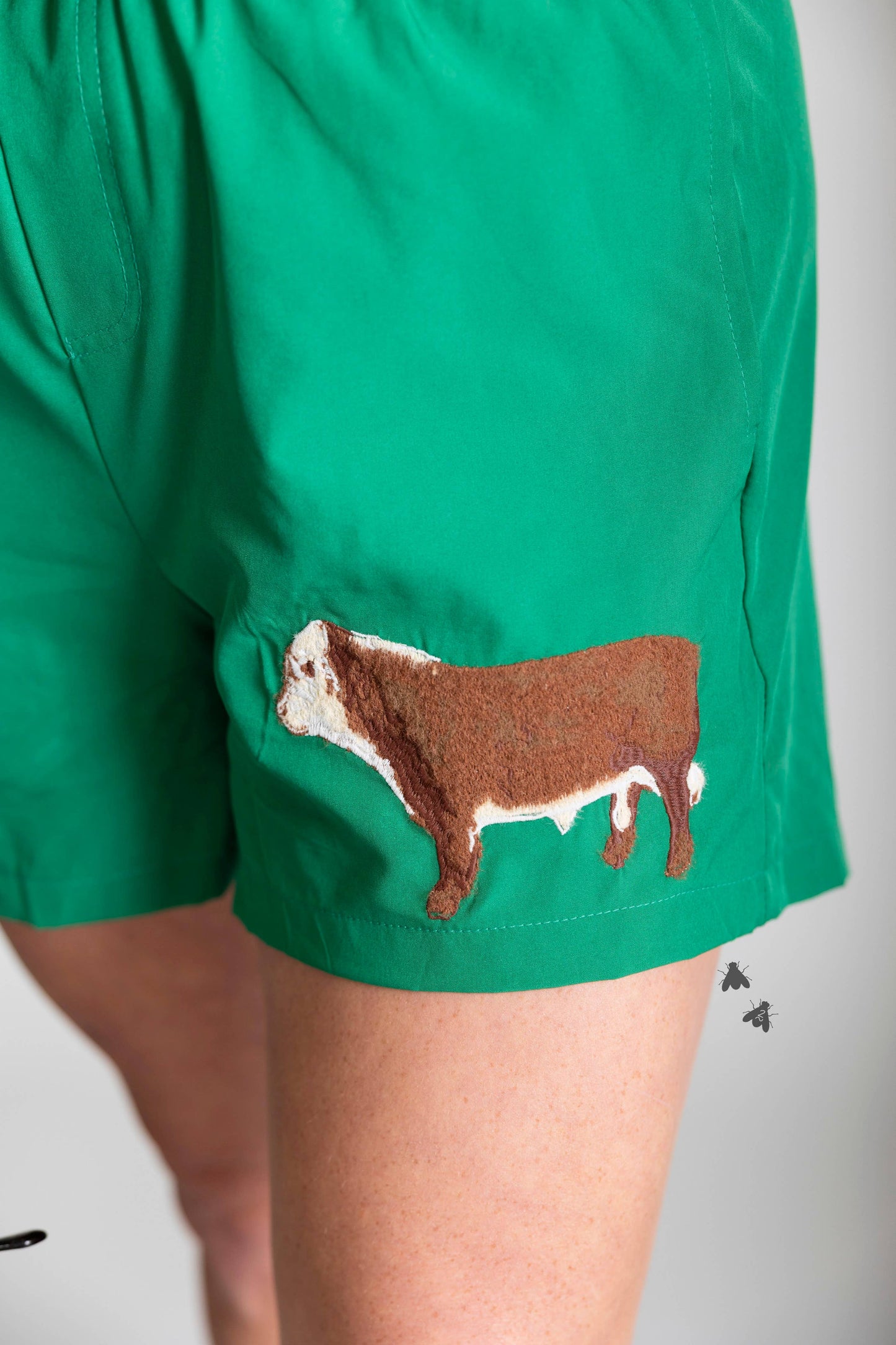 2 Fly Co - CATTLE CLUB SHORTS *HEREFORD: S