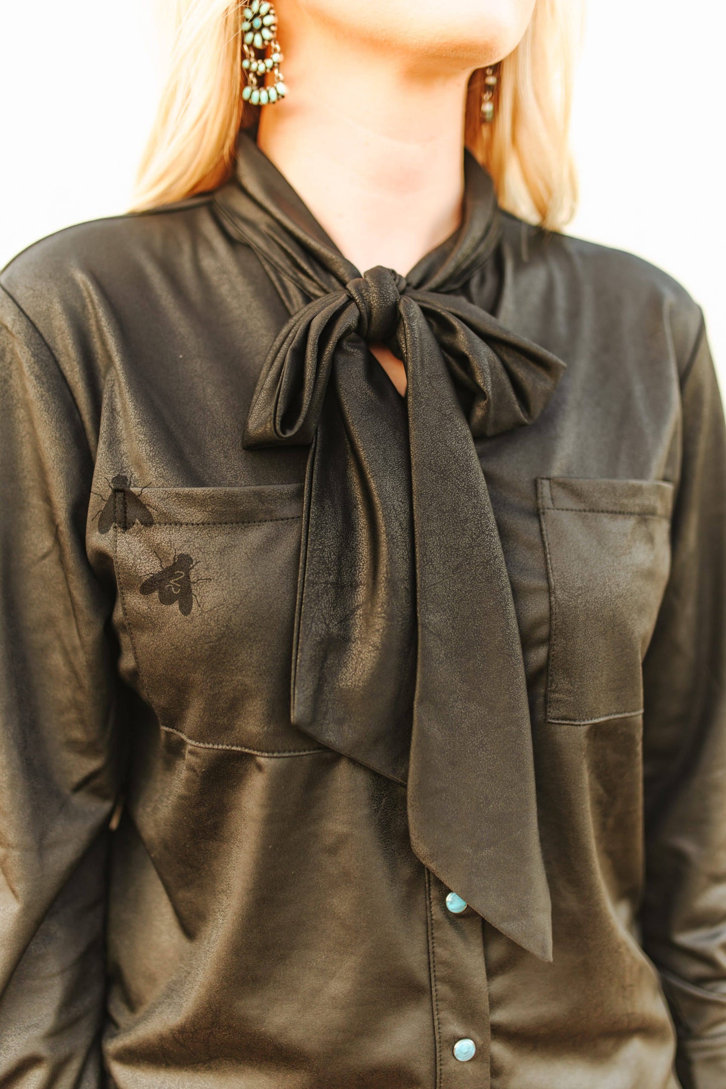 2 Fly Co - LEATHER OUTLAW *MIDNIGHT: XL