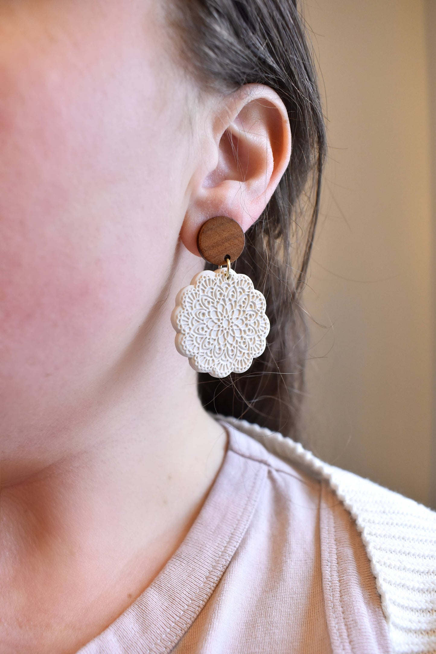 Dusty Rose Creations - Mandala Dangles