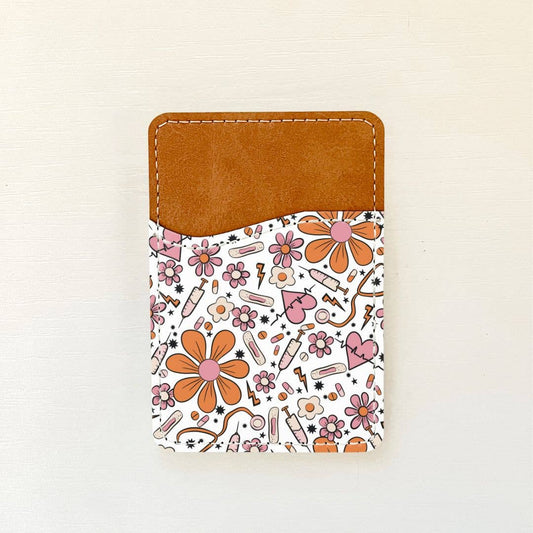 Olivia + Rose - Nursing Vibes Leather Card Holder (2 Options): 2