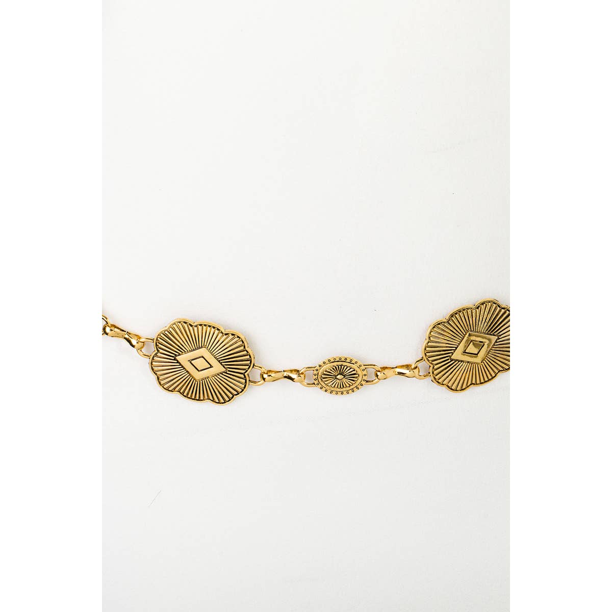 Anarchy Street - Ornate Chain Belt: S