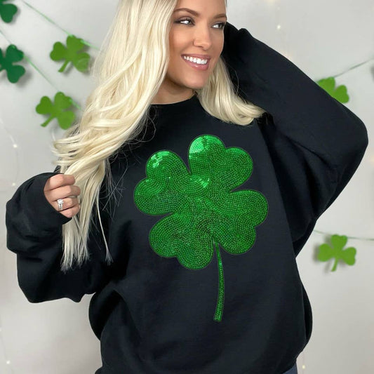 Trendy Transfers - Shamrock Sequin Patch