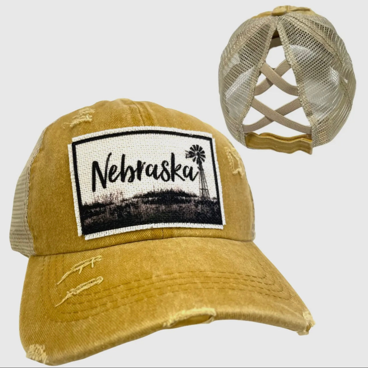 Nebraska Ponytail Hat