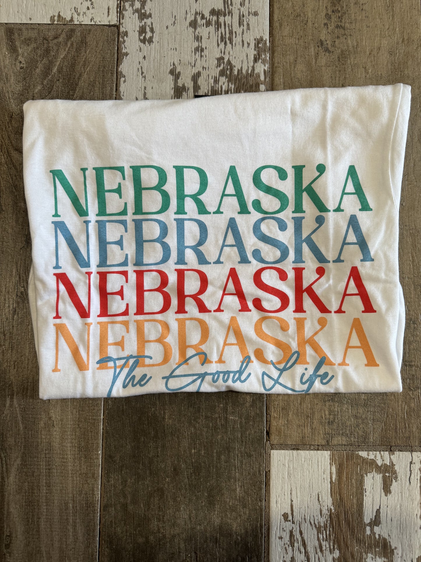 Nebraska the Good Life tee