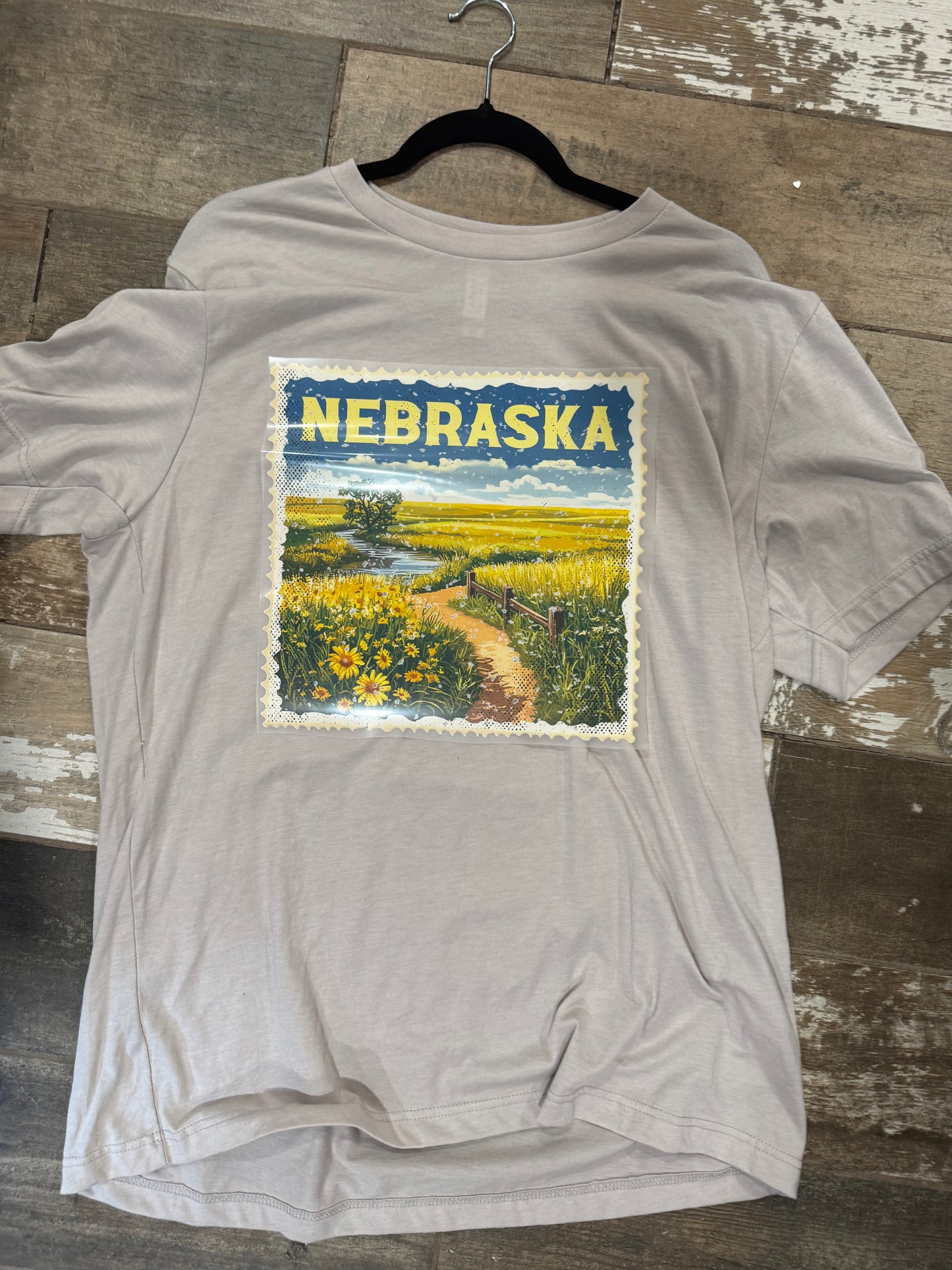 Nebraska stamp T-shirt