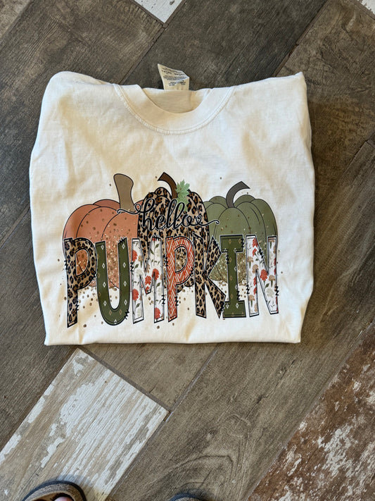 Pumpkin pattern tshirt