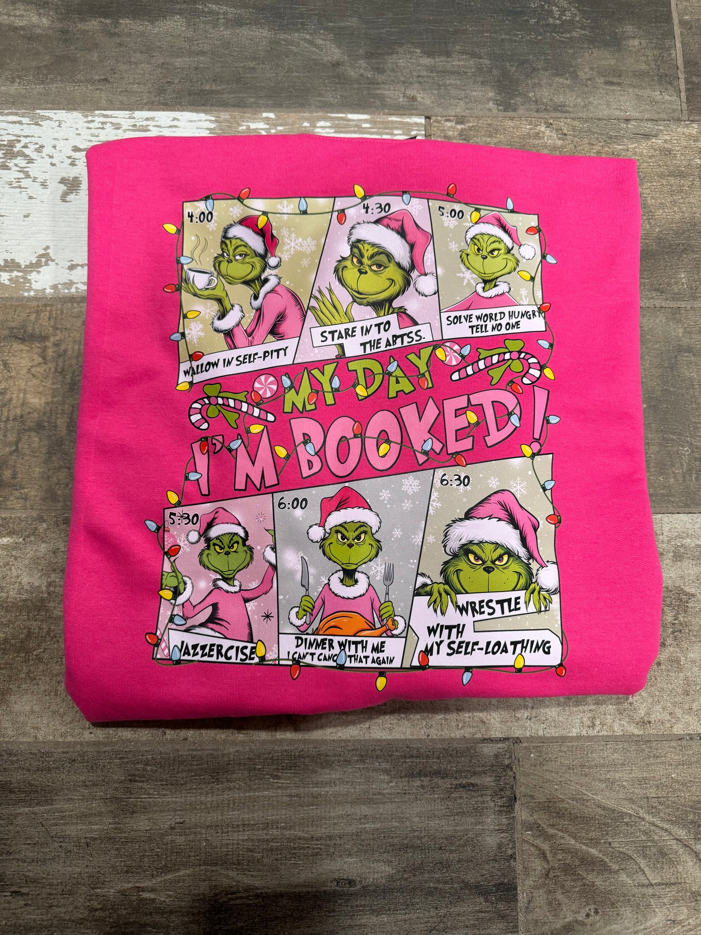 I'm Booked! Grinch Crewneck
