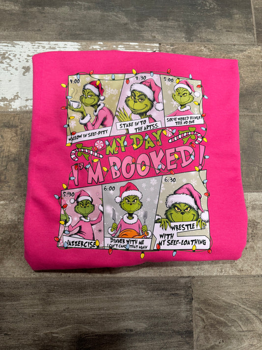 I'm Booked! Grinch Crewneck