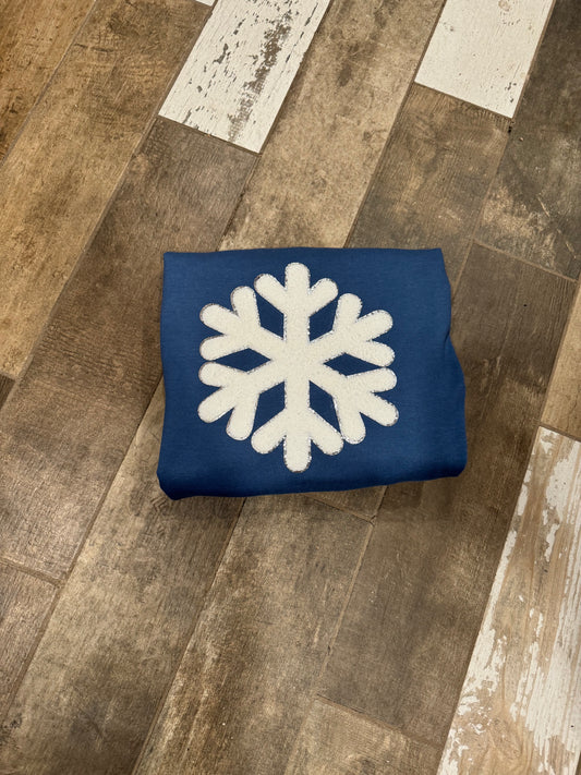 Snowflake crewneck