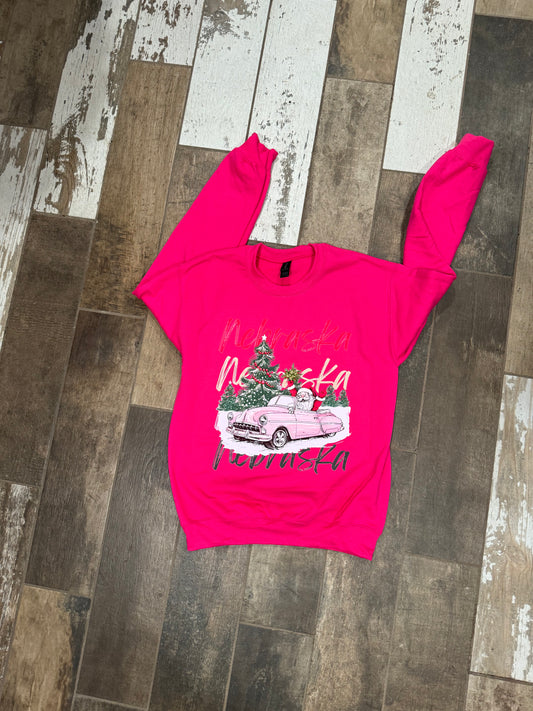 Nebraska Christmas Crewneck