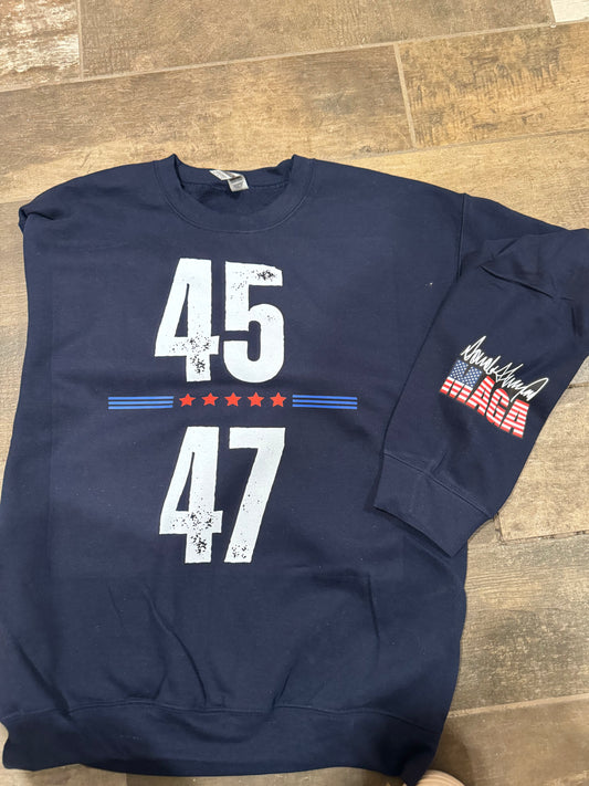 45/47 crewneck