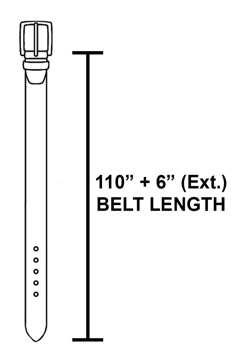 Anarchy Street - Pearl Chain Leather Layered Fashion Belt: S