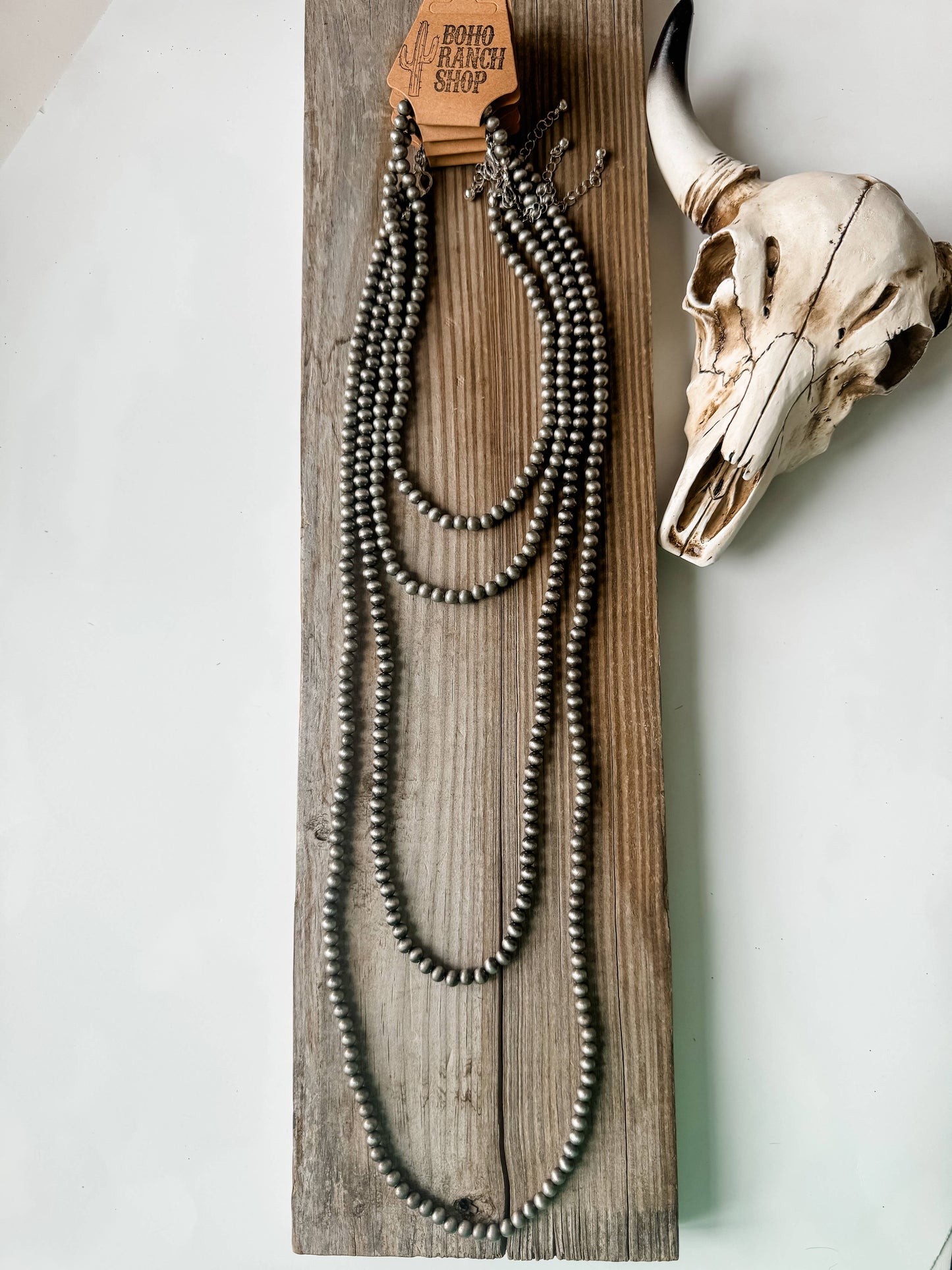 Boho Ranch Shop - Western Navajo Bead Necklace 16” 18” 28” 36”: 36”