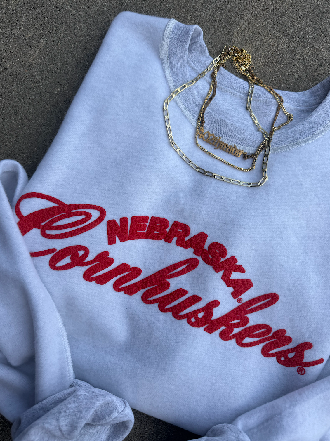 402threads - Nebraska Cornhuskers Inside Out Crew: XL