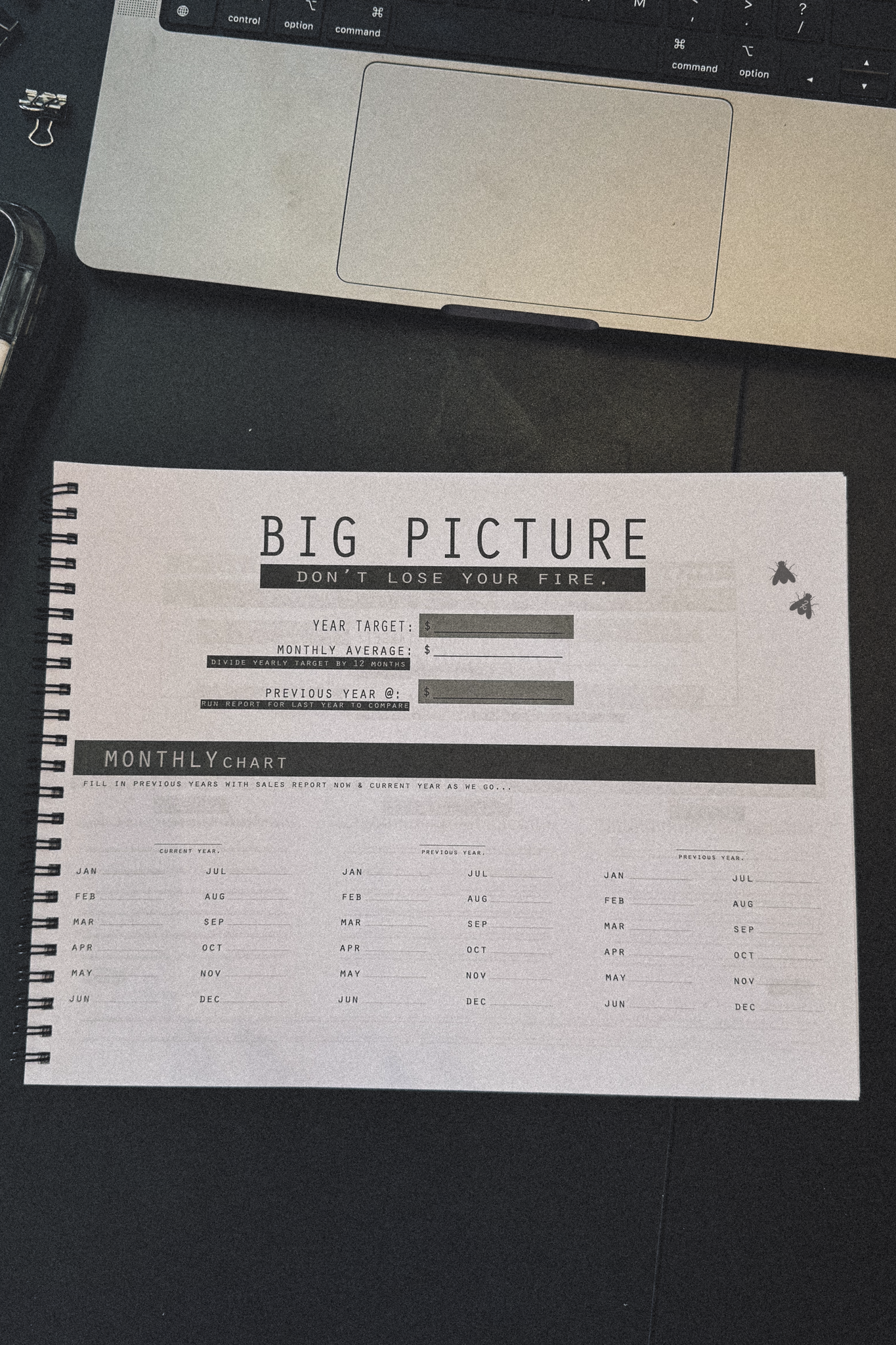 2 Fly Co - ON THE FLY PLANNER
