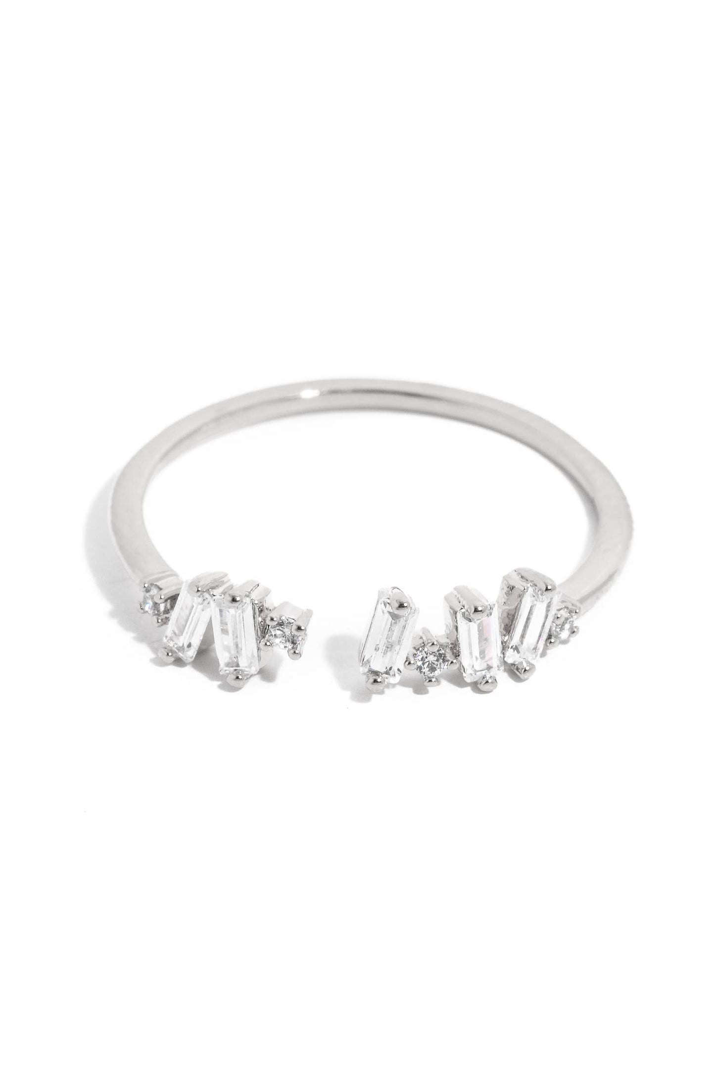 Anarchy Street - Delicate Baguette Fashion Ring: S