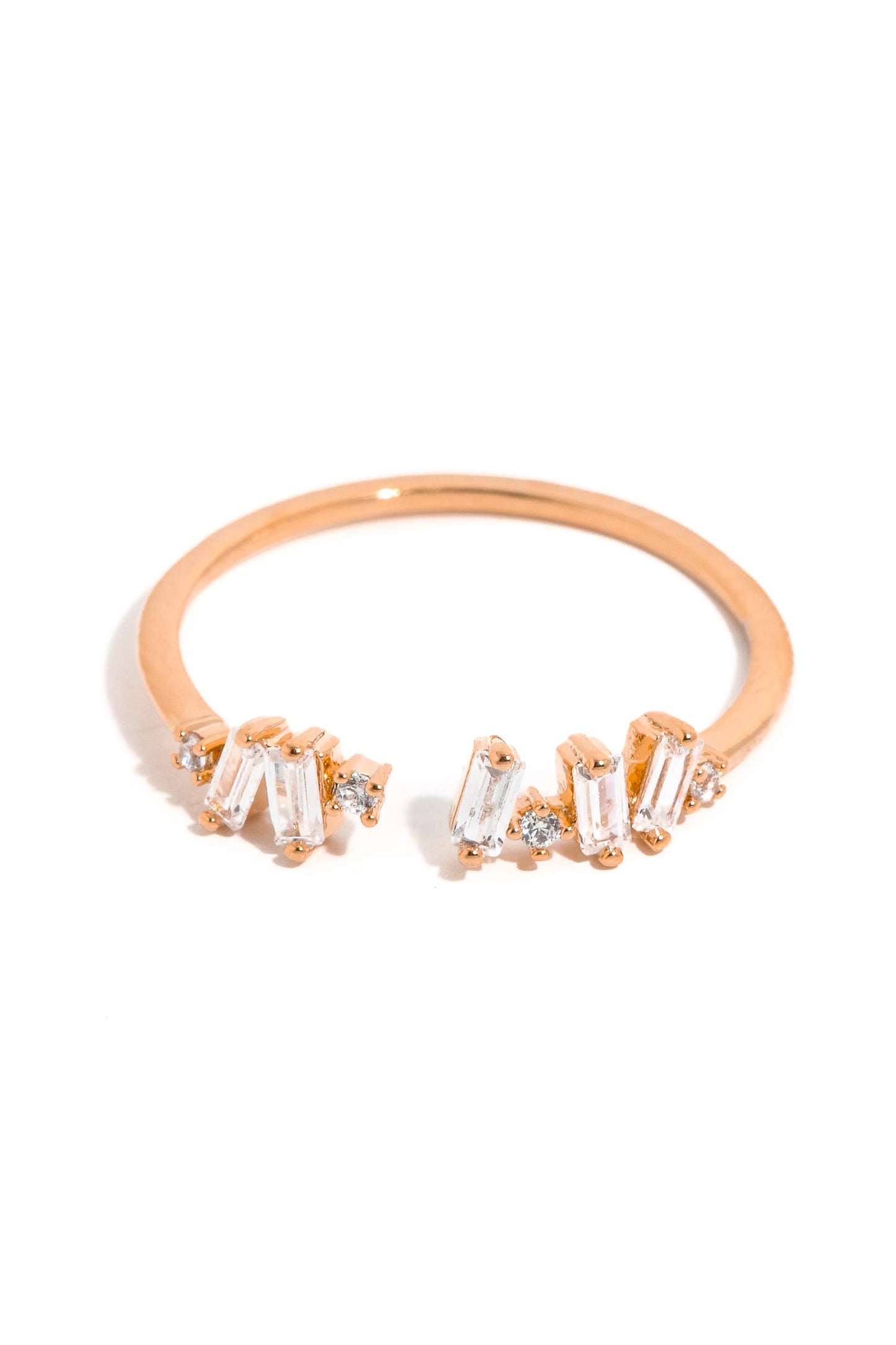 Anarchy Street - Delicate Baguette Fashion Ring: S