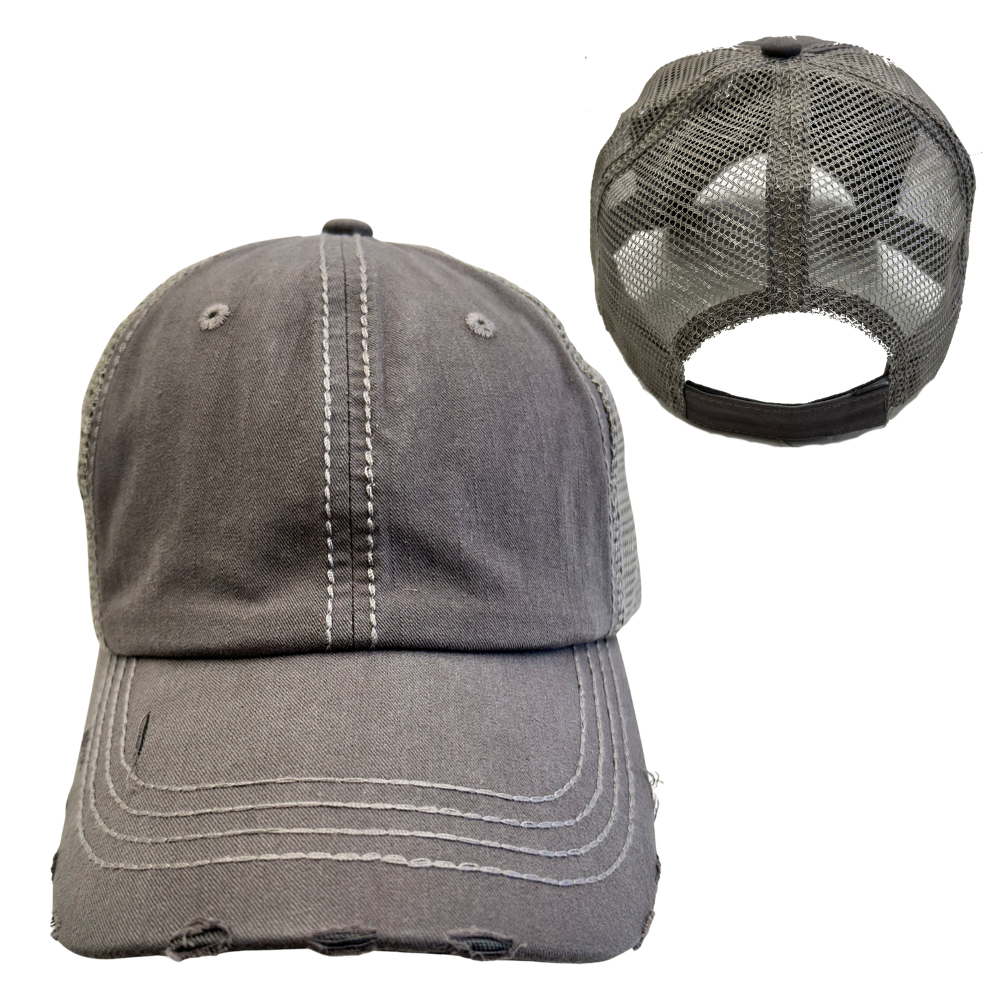 dkhandmade - NEBRASKA WINDMILL HATS: Black with Black Mesh Unisex